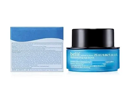 Eye Moisturizing cream bottle with description