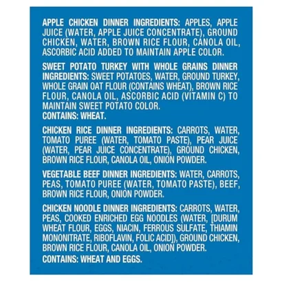 infographics of baby baby food