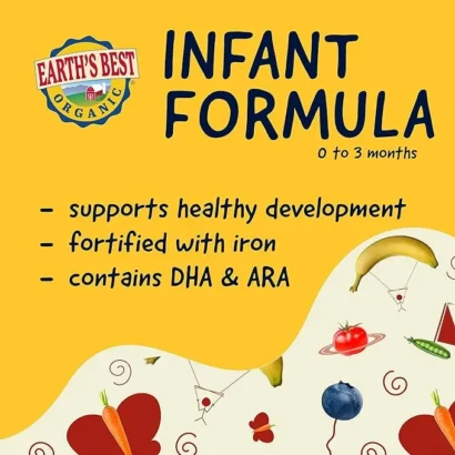 Infographics of baby formula