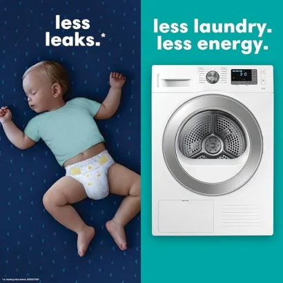baby sleeping and washing machine