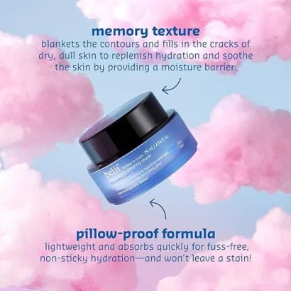 sleep masking product with infographics