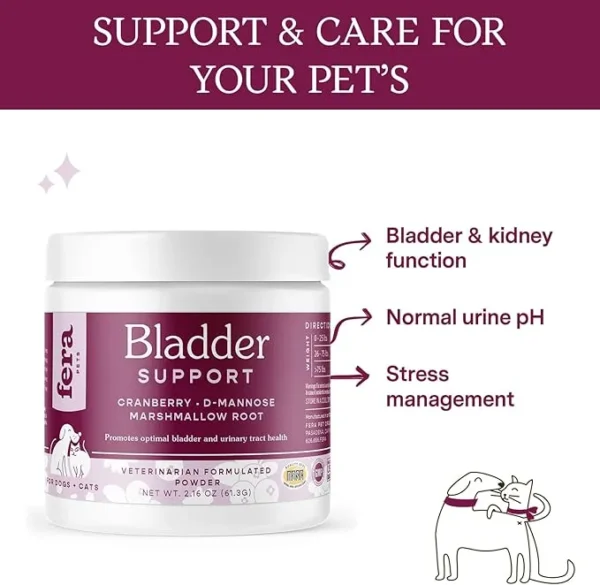 Fera Pet Organics Bladder Cranberry Supplement for Dogs & Cats