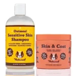 Natural Dog Company Skin & Coat Chews (90-pcs) Bundle with Sensitive Skin