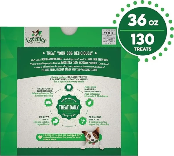 Greenies Original Teenie Natural Dental Care Dog Treats